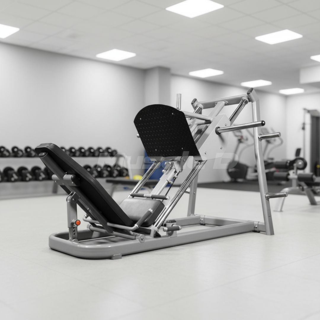 Muscle D Fitness - 45 Degree Roller Bearing Leg Press - Adjustable Back Pad