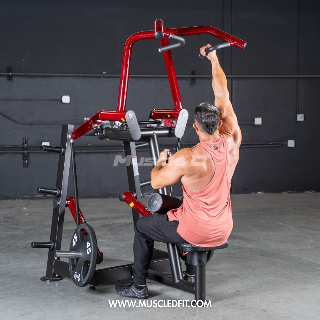 Muscle D Fitness - Power Leverage V2 Rotary Lat Pulldown – Iso-Lateral Commercial Gym Machine