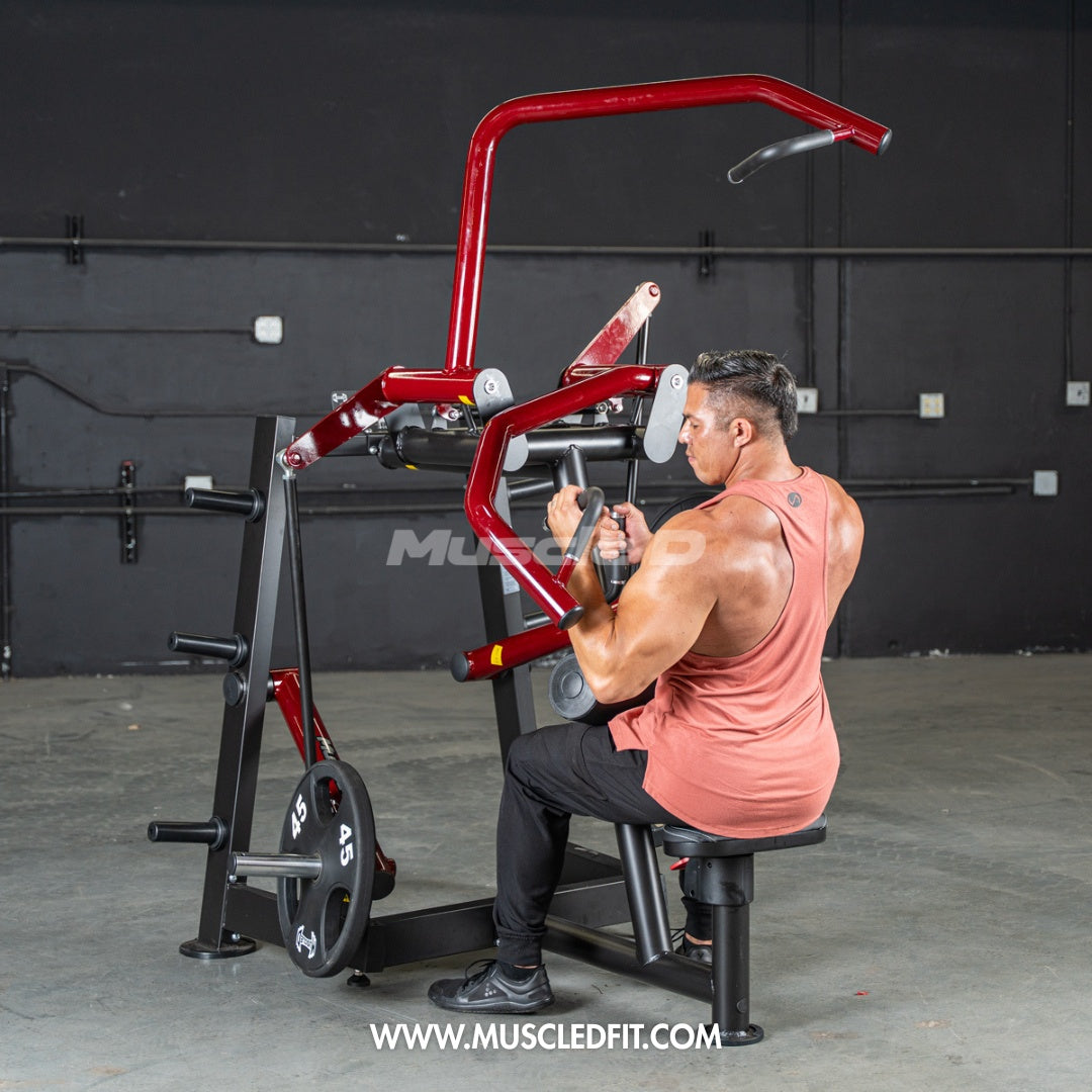 Muscle D Fitness - Power Leverage V2 Rotary Lat Pulldown – Iso-Lateral Commercial Gym Machine