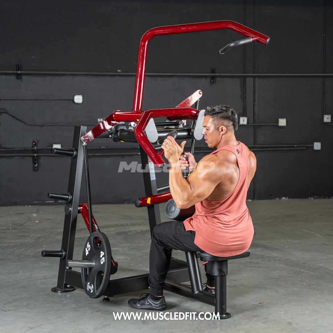 Muscle D Fitness - Power Leverage V2 Rotary Lat Pulldown – Iso-Lateral Commercial Gym Machine