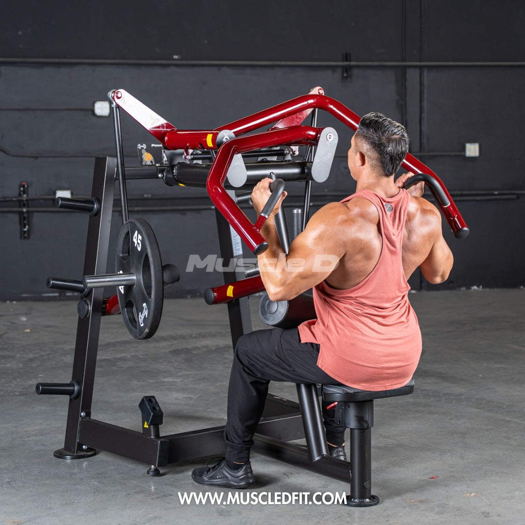 Muscle D Fitness - Power Leverage V2 Rotary Lat Pulldown – Iso-Lateral Commercial Gym Machine