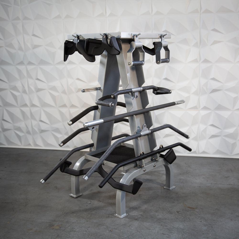 Muscle D Fitness - Accessory Rack - Sturdy Cable Attachment Storage (Rack Only)