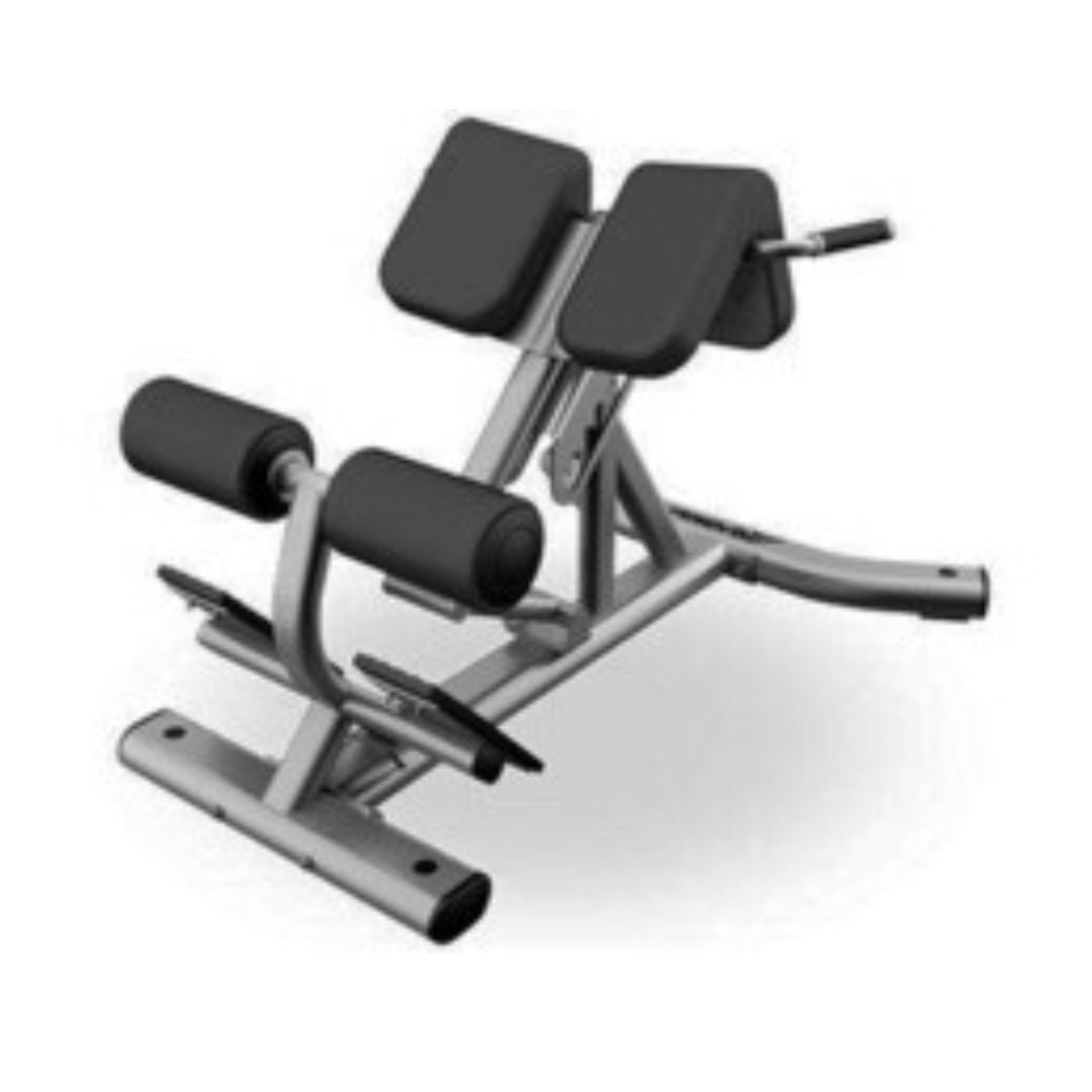 Muscle D Fitness - Back Extension Bench - Premium Upholstery Lower Back, Roman Chair