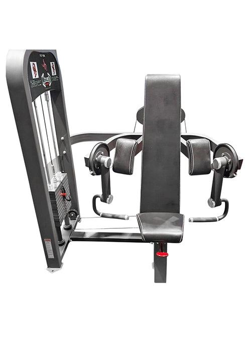 Muscle D Fitness - Classic Selectorized Biceps Curl - Adjustable Seat - Pin Selectorized Weight Stack