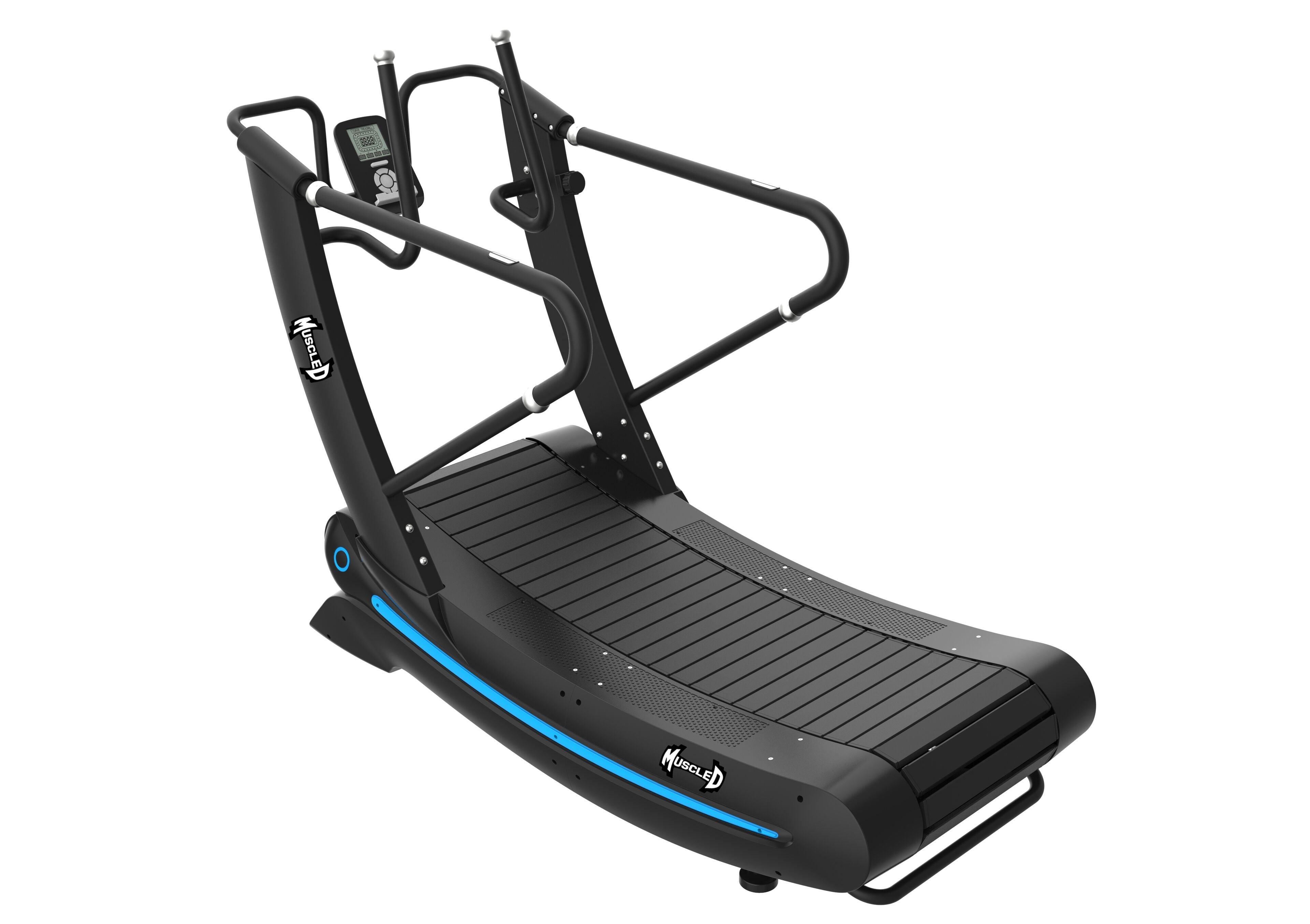 Muscle D Fitness - Commercial Self Powered Curve Treadmill - Standalone