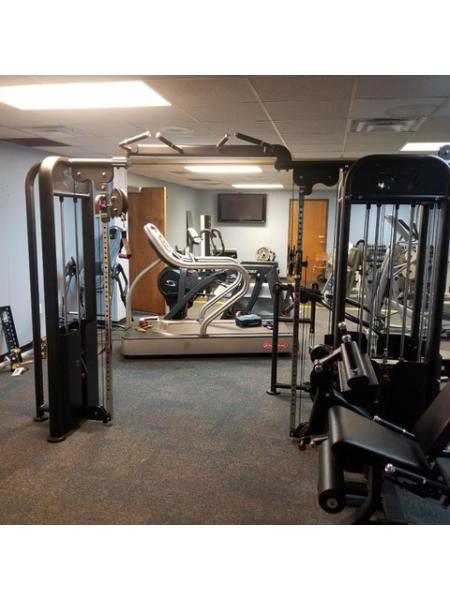 Muscle D Fitness - 5 Stack Megatron Compact Multi-Gym - Lat Pull, Low Row, Bench Press, Lat Pull, Leg Ext / Curl