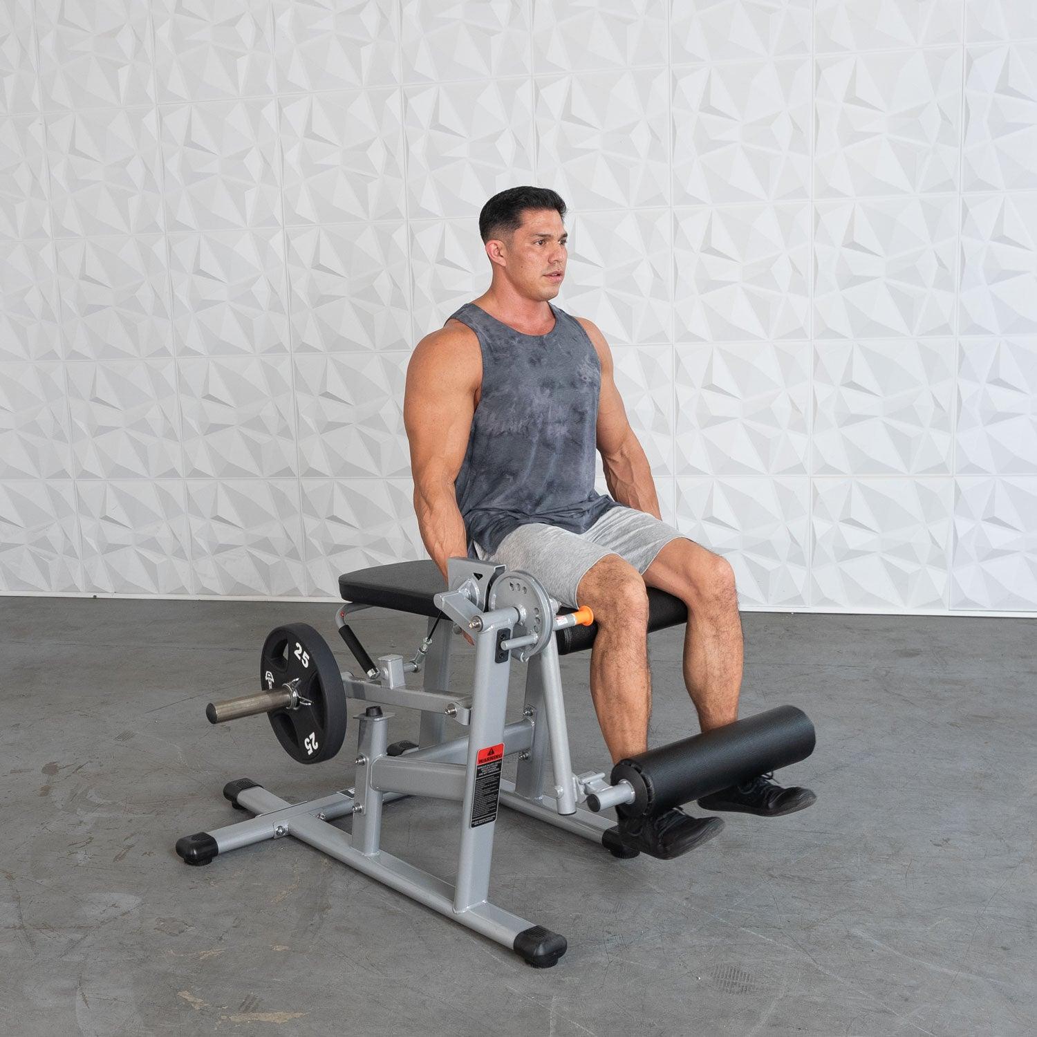 Muscle D Fitness - Excel Base Leg Extension - Leg Curl Combo - Machine