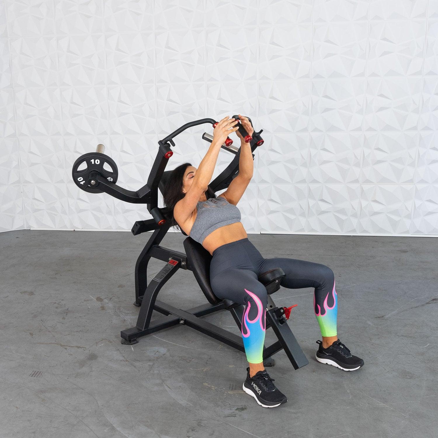 Muscle D Fitness - Excel Plate Loaded Incline Pec Fly – Upper Chest Machine