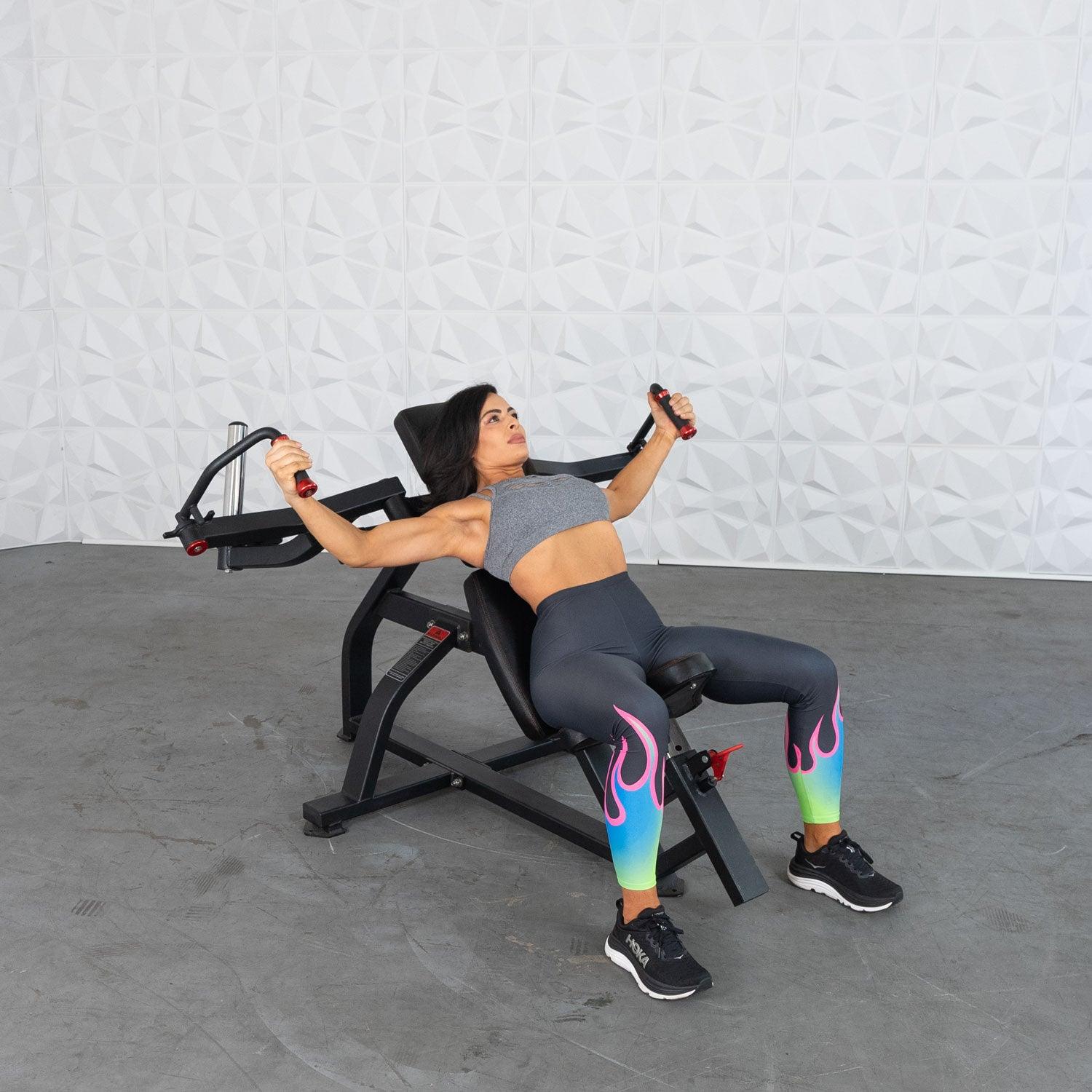 Muscle D Fitness - Excel Plate Loaded Incline Pec Fly – Upper Chest Machine