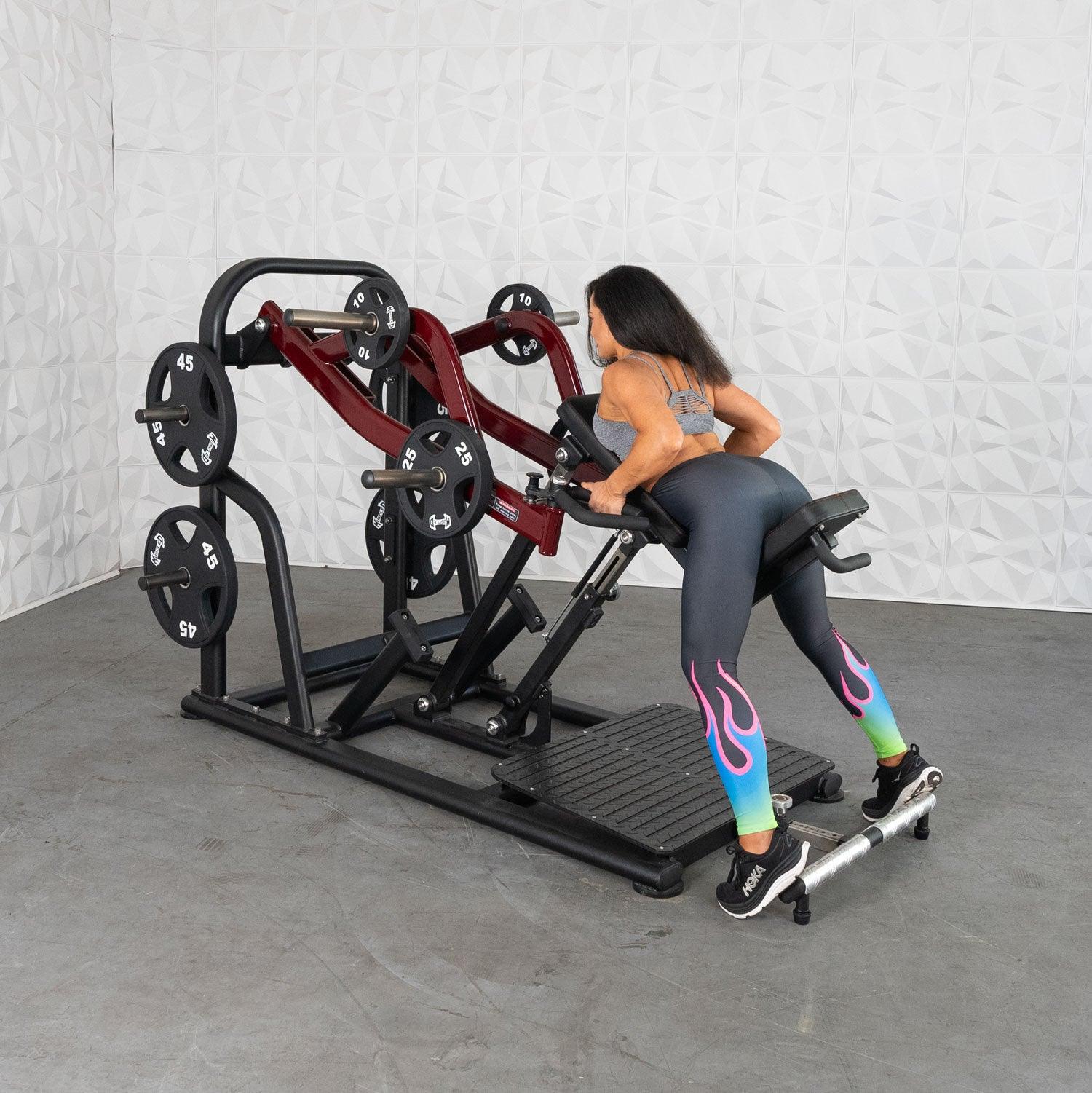 Muscle D Fitness - Pro Strength Dynamic Row - Chest Supported - Premium Adjustable Plate Loaded