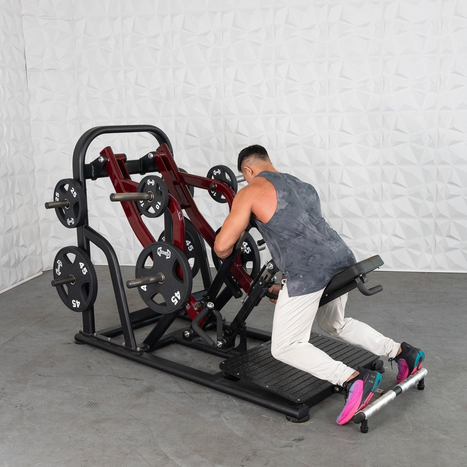 Muscle D Fitness - Pro Strength Dynamic Row - Chest Supported - Premium Adjustable Plate Loaded