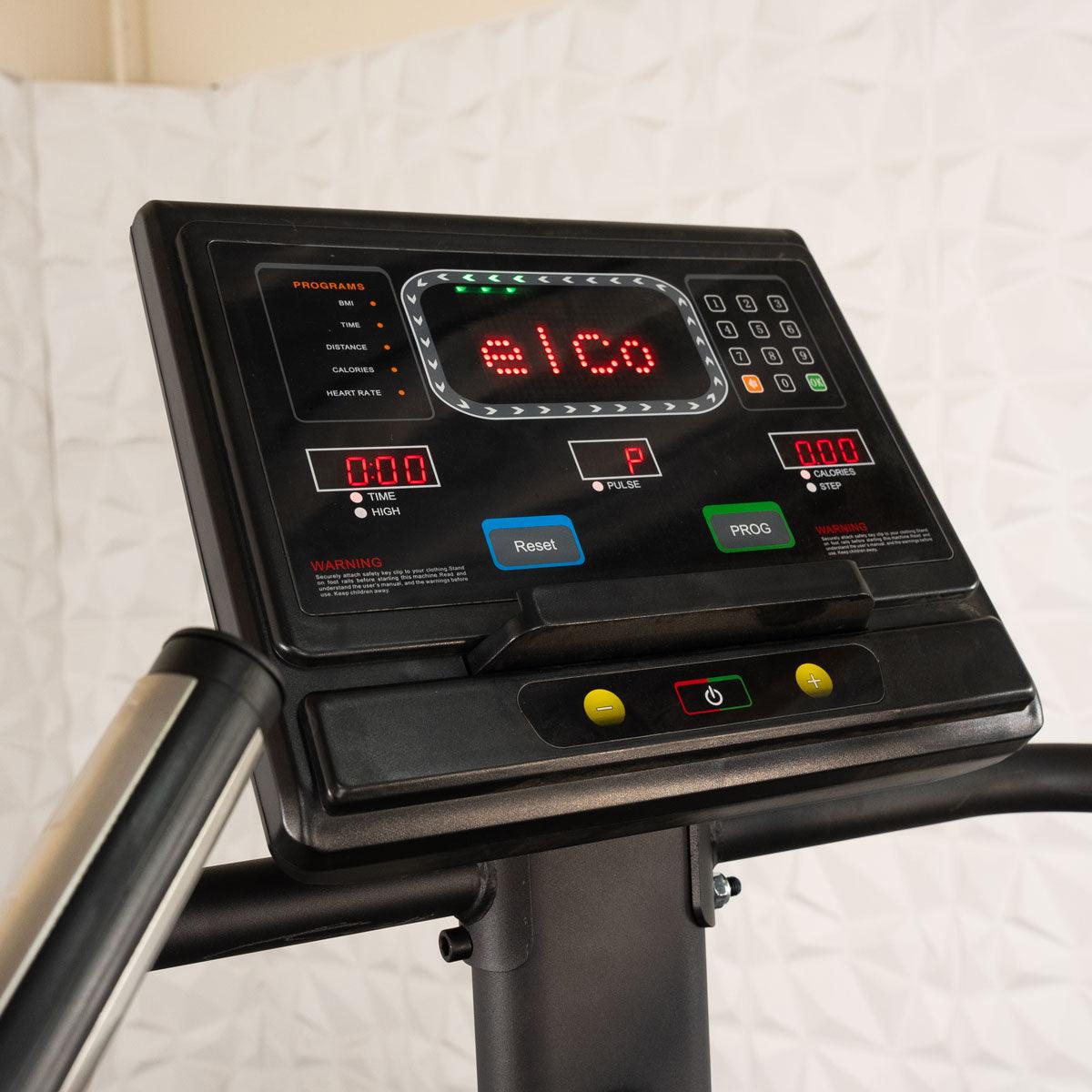 Muscle D Fitness - Light Commercial Stair Climber - Stepmill - LED Display - Heart Rate Monitor - Heavy Duty Chain Drive