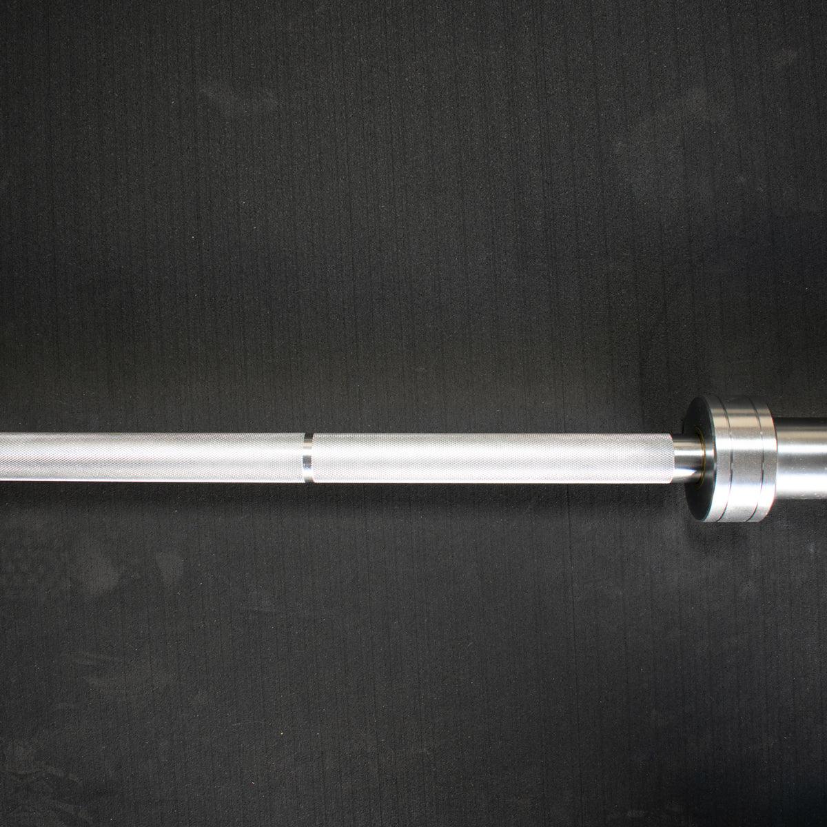 Muscle D Fitness - 7' Hard Chrome Triple Bearing Olympic Bar - Precision Performance Grade Knurling