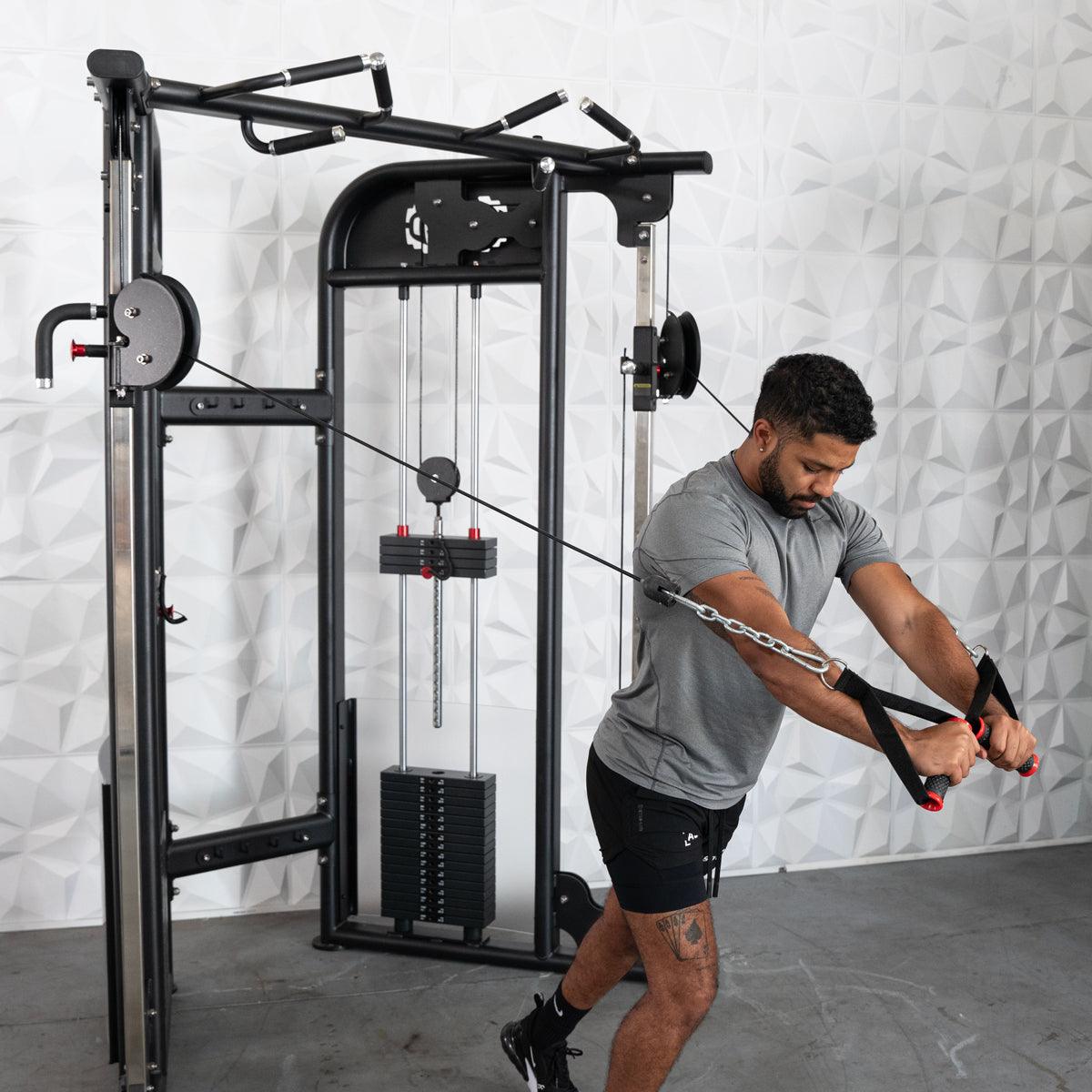 Muscle D Fitness - Dual Adjustable Pulley – Two Stack Cable Machine