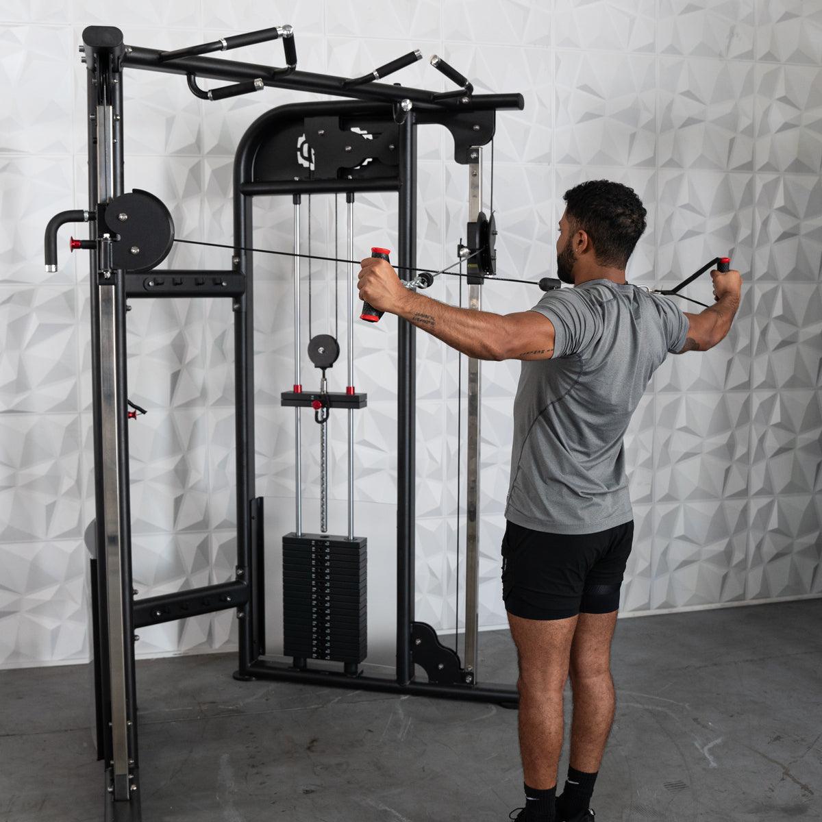 Muscle D Fitness - Dual Adjustable Pulley – Two Stack Cable Machine