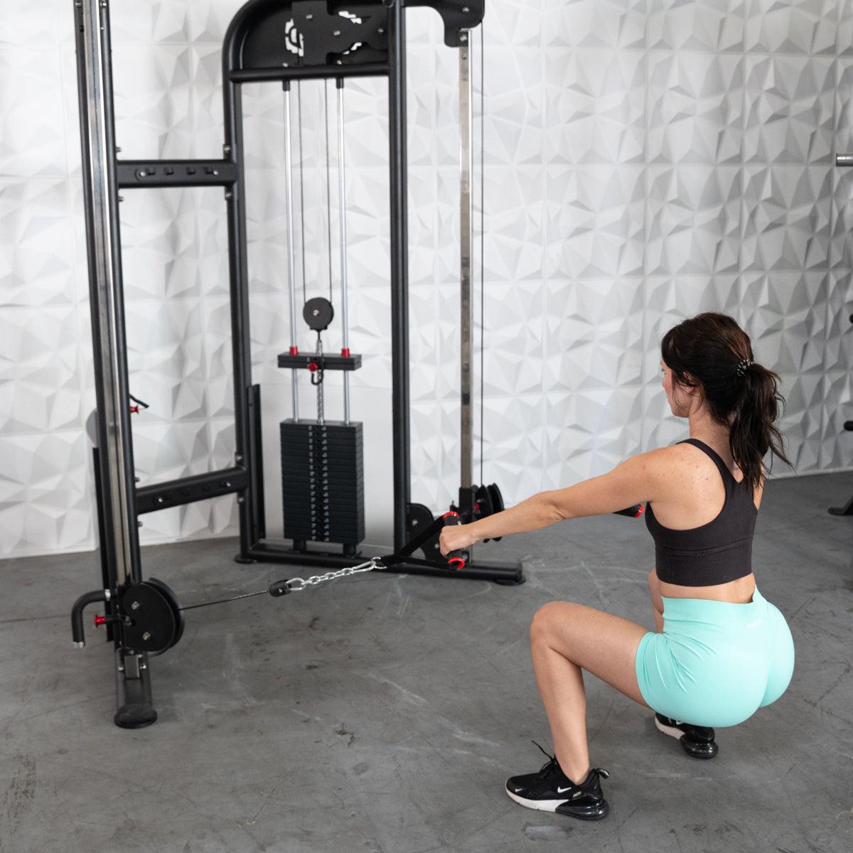 Muscle D Fitness - Dual Adjustable Pulley – Two Stack Cable Machine