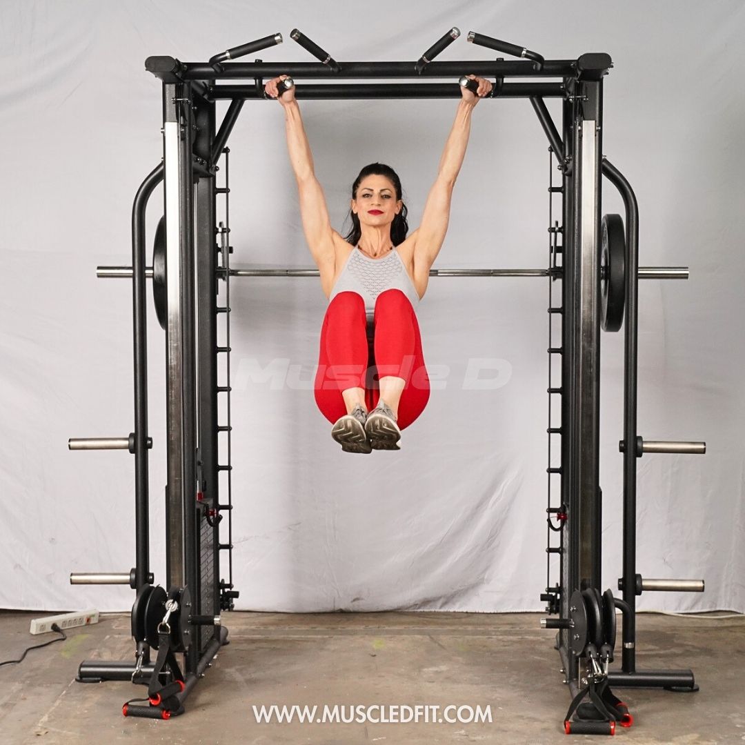 Muscle D Fitness - Dual Adjustable Pulley Smith Combo – Full Body Trainer