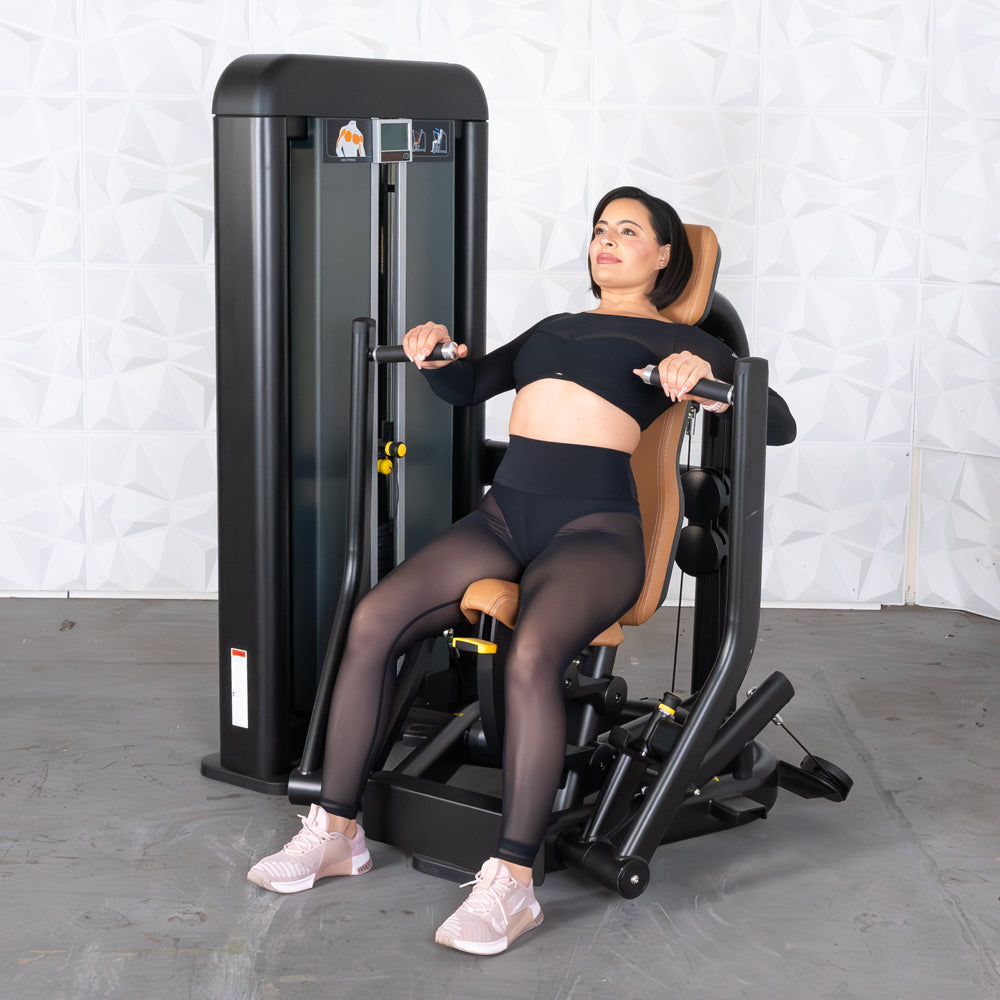 Muscle D Fitness - Elite Plus Chest Press - Commercial Iso-Lateral Selectorized Machine