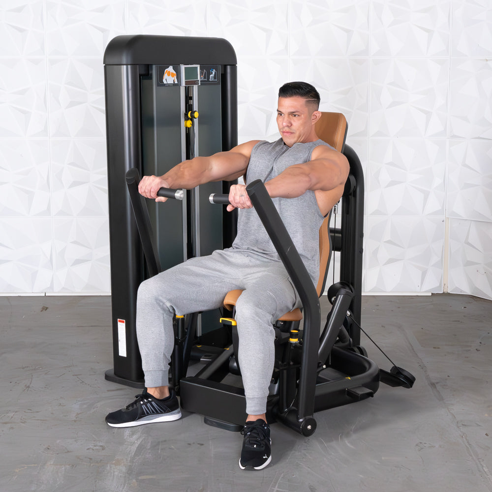 Muscle D Fitness - Elite Plus Chest Press - Commercial Iso-Lateral Selectorized Machine