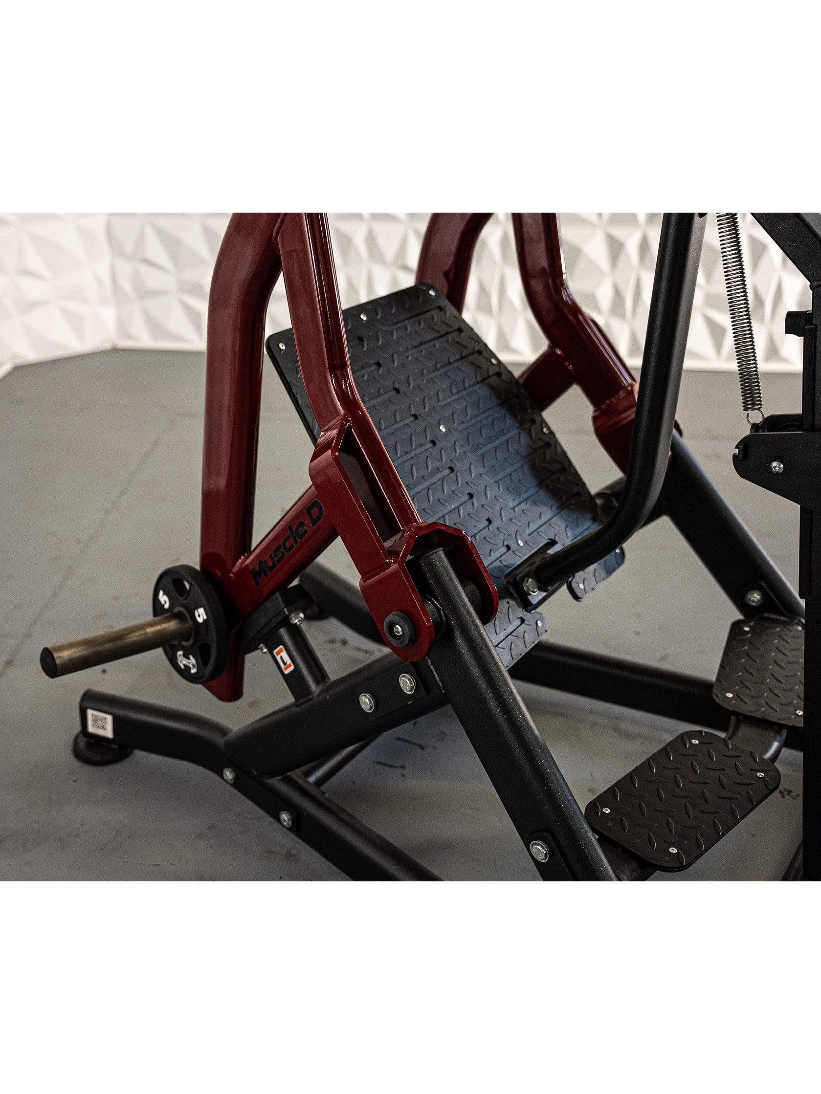 Muscle D Fitness - Pro Strength Seated Row - Commercial Grade - Plate Loaded - Iso-Lateral Training