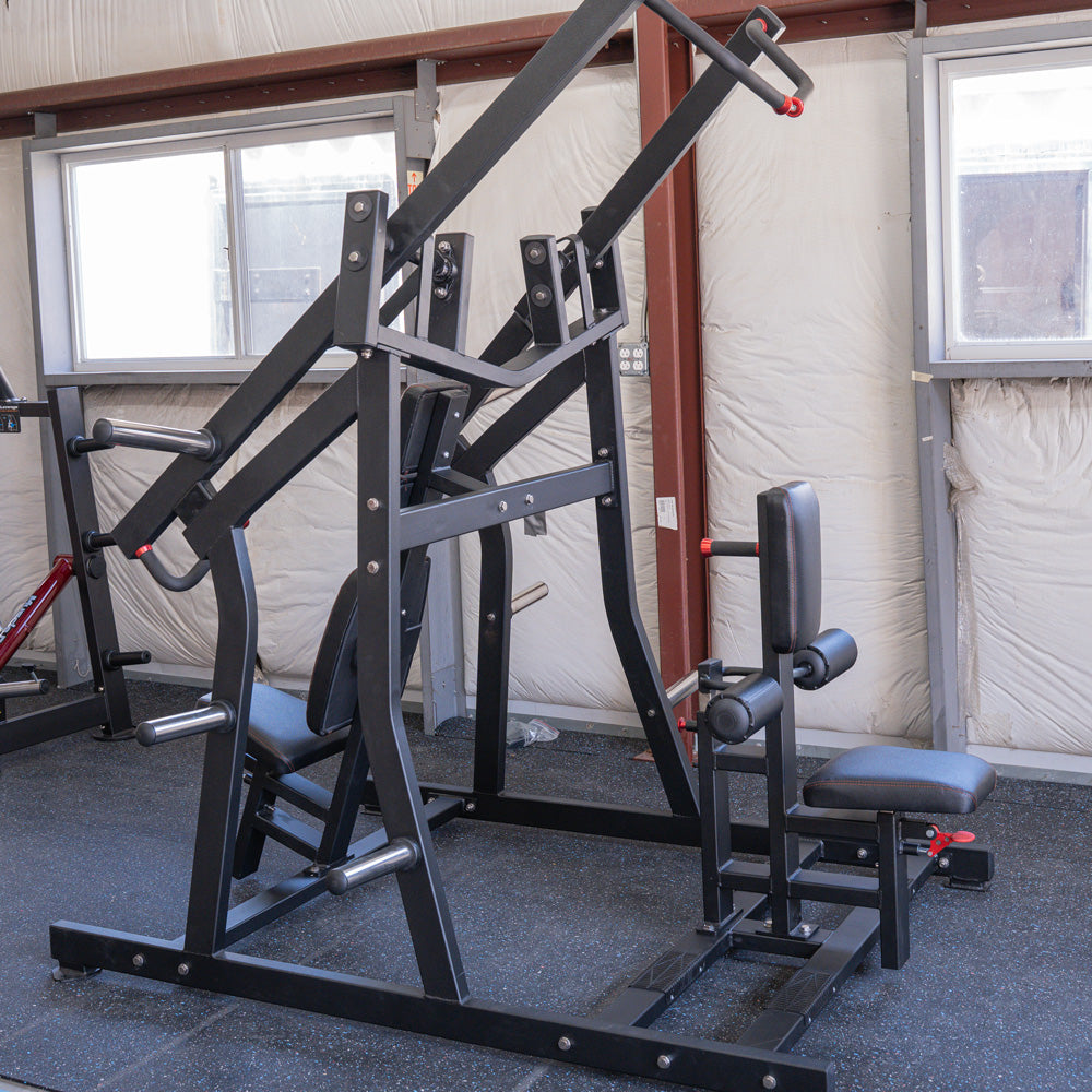 Muscle D Fitness - Excel Iso-Lateral Chest/Back Combo - Plate Loaded - Gas Shock Assisted Seat Adjustment