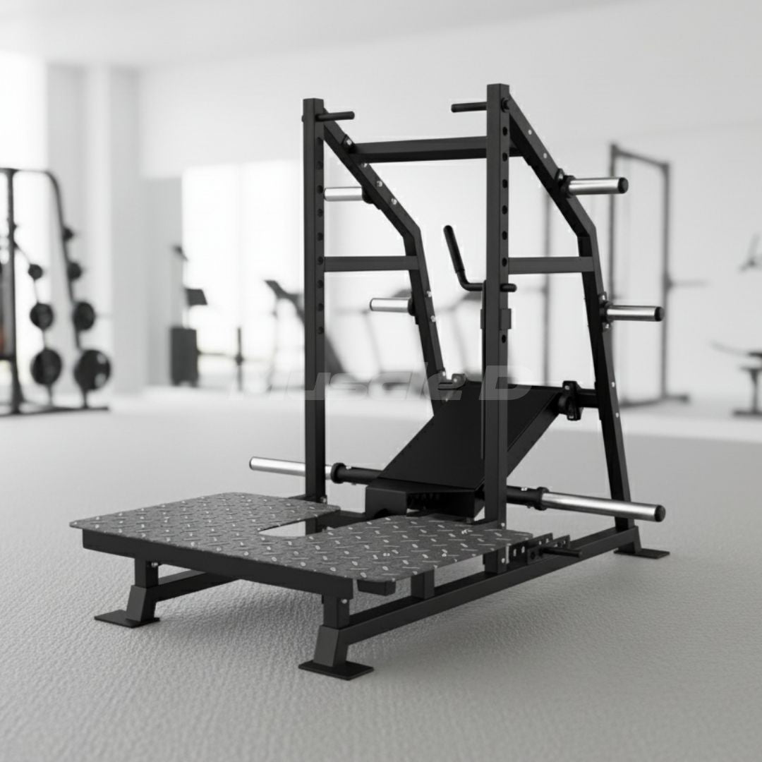 Muscle D Fitness - Excel Belt Squat - Plate Loaded Belt Squat w/ Plate Storage