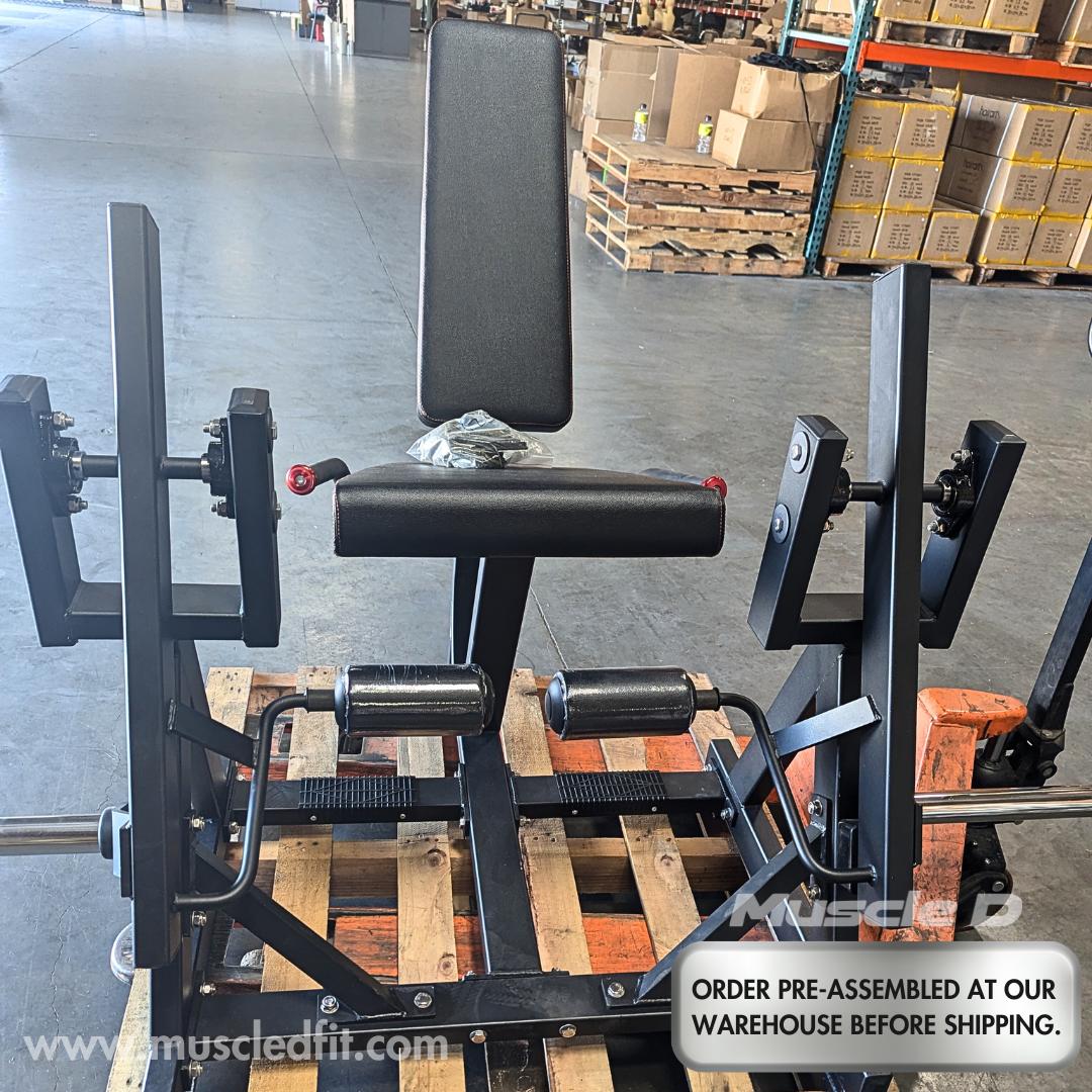 Muscle D Fitness - Excel Iso-Lateral Leg Extension - Plate Load Knee Extension