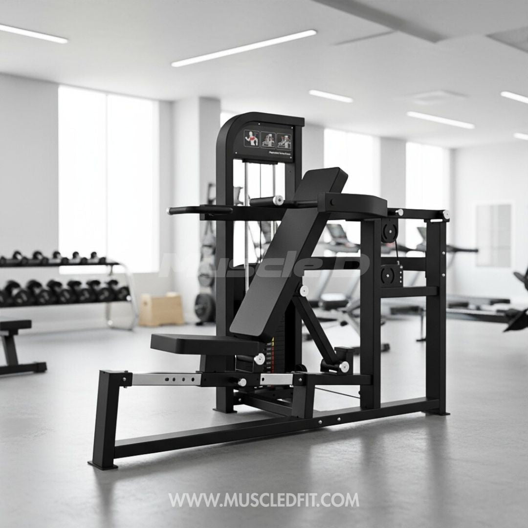 Muscle D Fitness - Excel Multi-Press Combo - Selectorized Bench Press - Incline Press - Shoulder Press