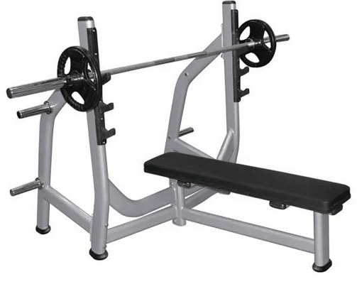 Muscle D Fitness - Flat Bench - Olympic - 11 Gauge Steel - Commercial Upholstery