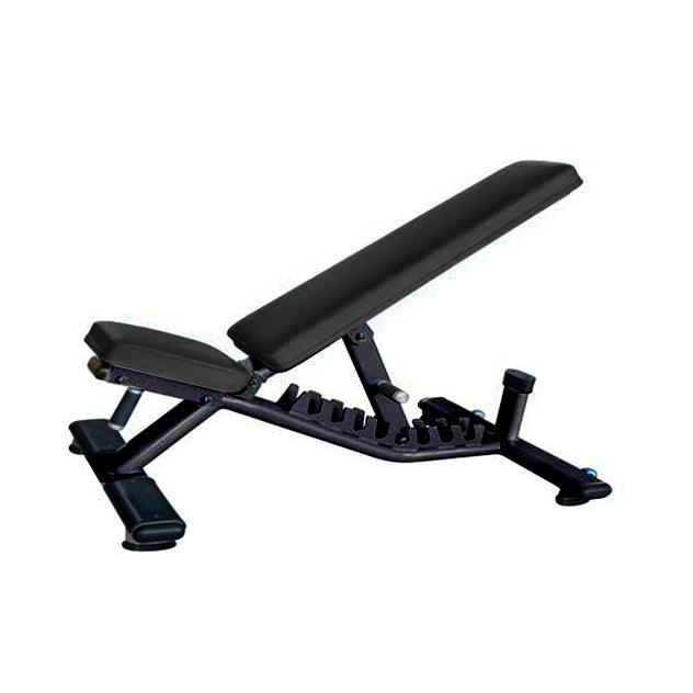 Muscle D Fitness - Flat to Incline Bench - 11 Gauge Steel - Commercial Upholstery - Seat and Back are Adjustable