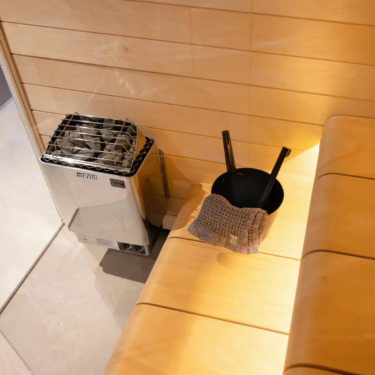 Harvia KIP80W Stainless Steel 8KW Sauna Heater