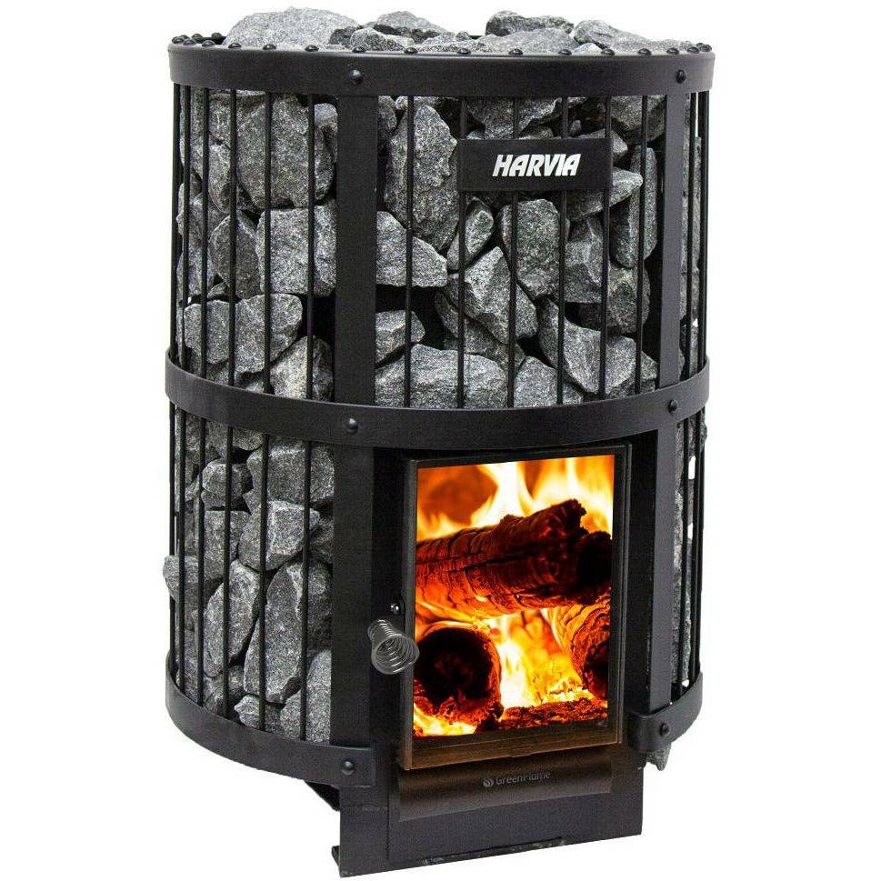 Harvia Legend 240 Greenflame Wood Burning Sauna Stove