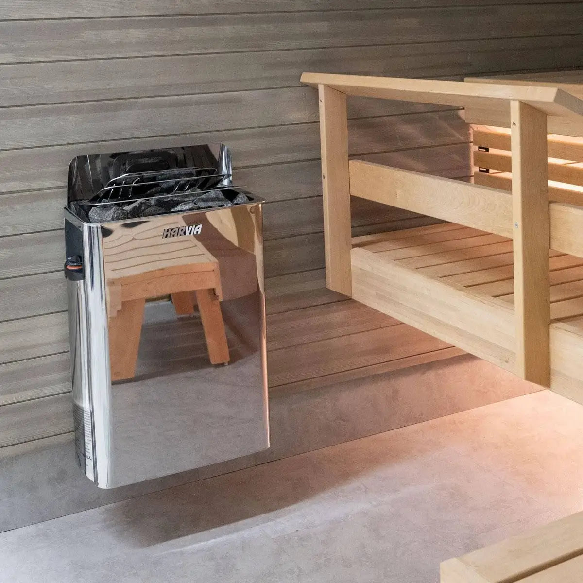 Harvia Wall Sauna Heater 8KW with Built-In Controls