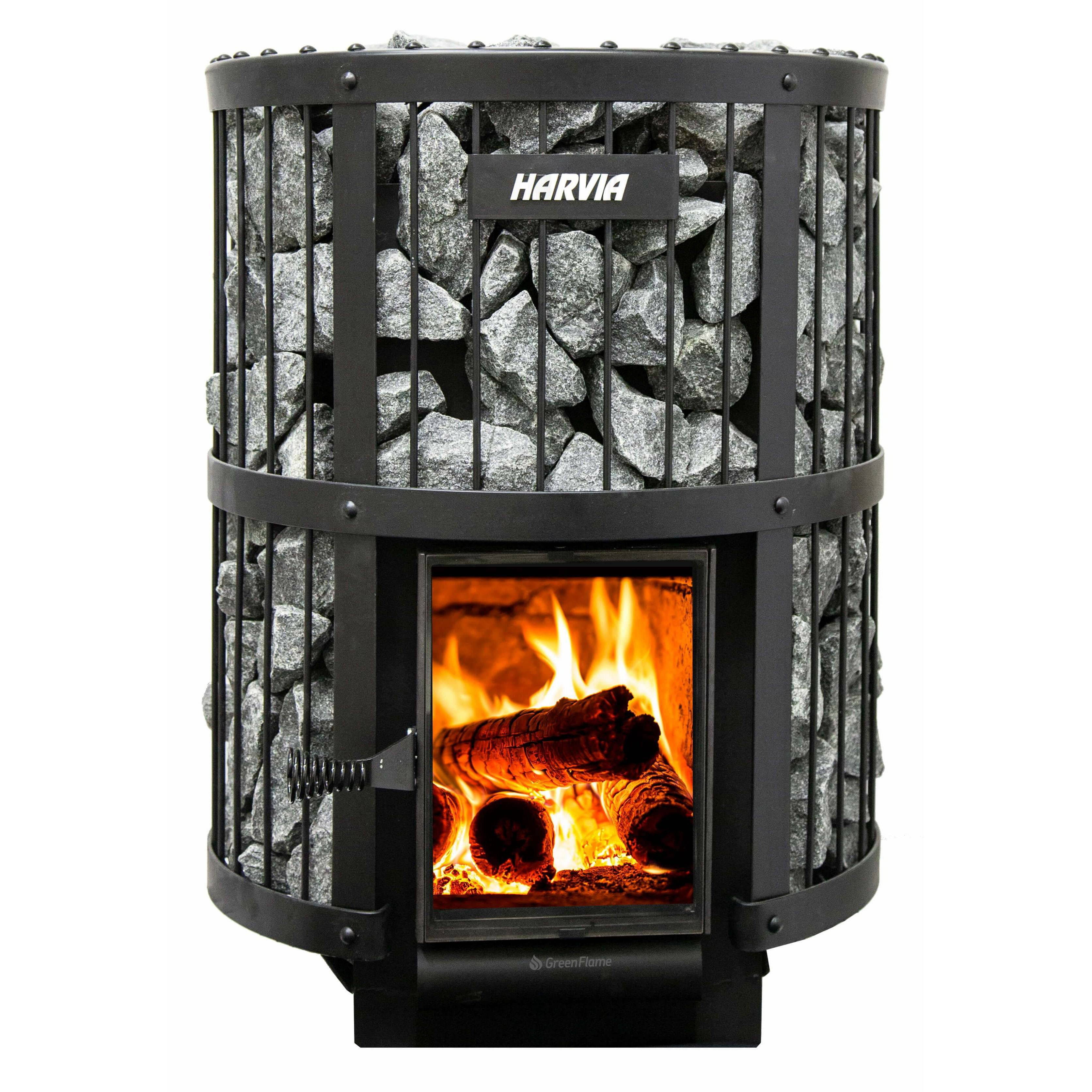 Harvia Legend 240 Greenflame Wood Burning Sauna Stove