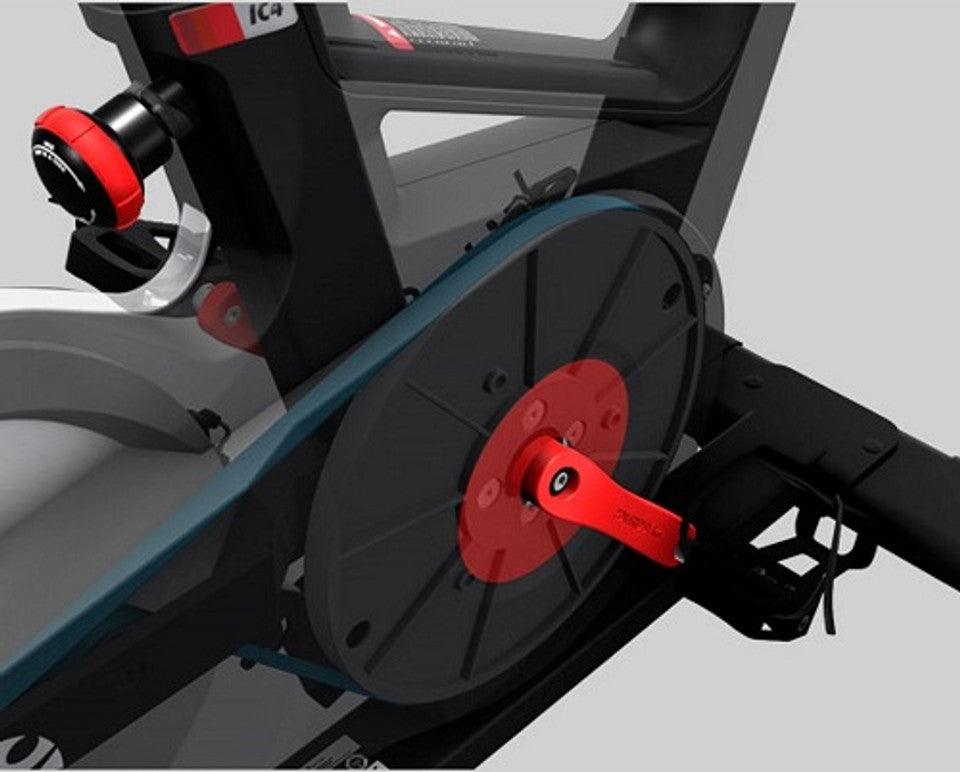 Muscle D Fitness - Life Fitness IC6 Indoor Cycle - Adjustable Handle Bars and Seat - Digital Display - Drink Bottle Holders