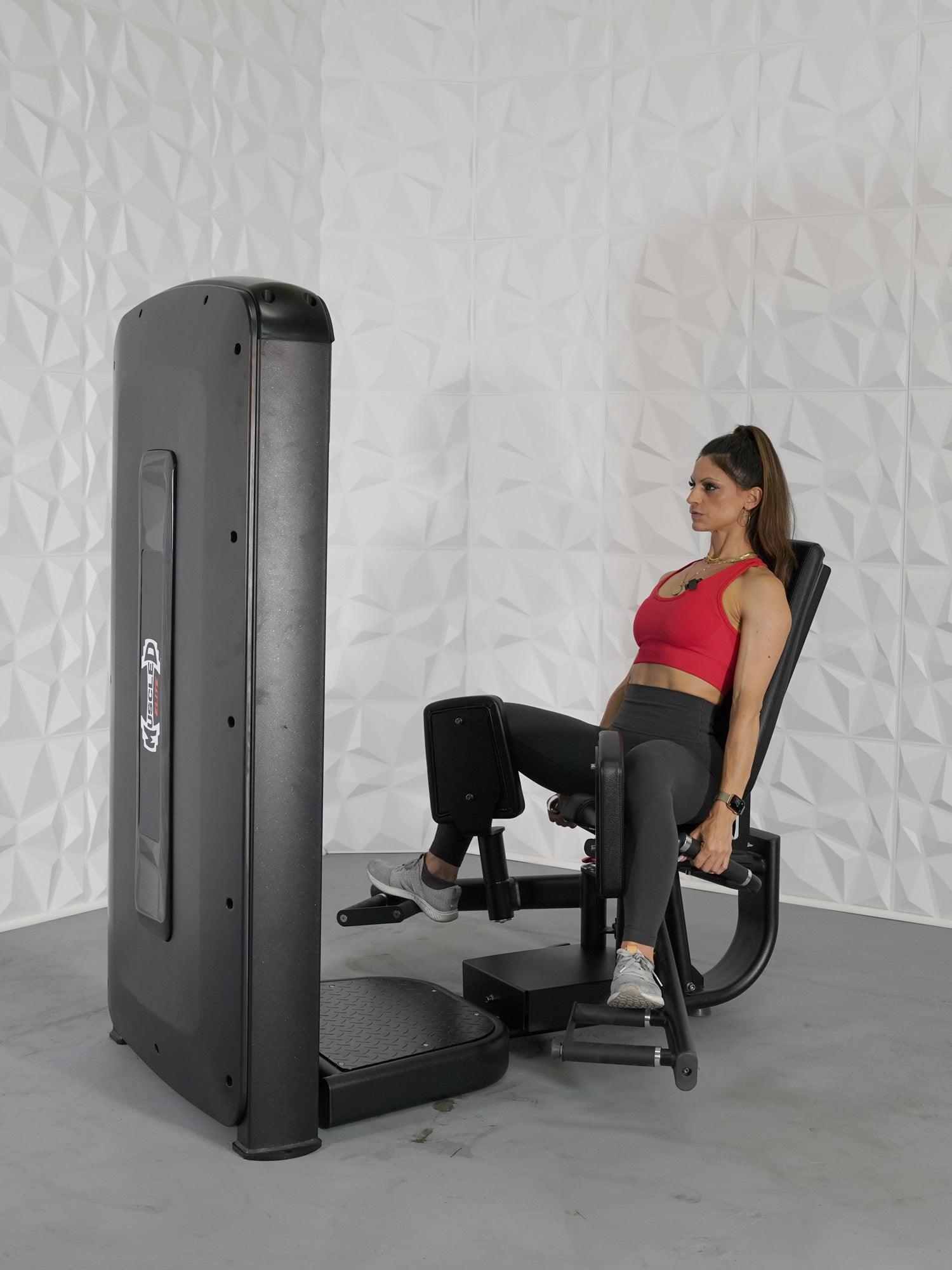 Muscle D Fitness - Elite Selectorized Inner & Outer Thigh - Commercial Grade - Adjustable Seat - Pin Selectorized - Leg Combo