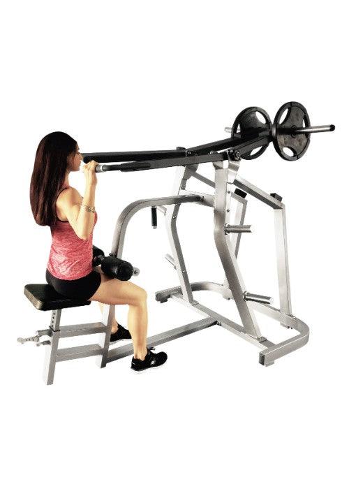 Muscle D Fitness - Power Leverage Iso Lateral Lat Pulldown -  11 Gauge Steel - Weight Storage Pegs