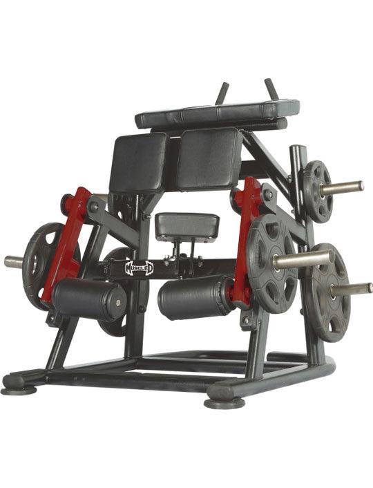 Muscle D Fitness - Pro Strength Kneeling Leg Curl - Plate Loaded Iso-Lateral Hamstring Machine