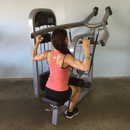 Muscle D Fitness - Classic Lat Pulldown - Adjustable Seated - Pin Selectorized