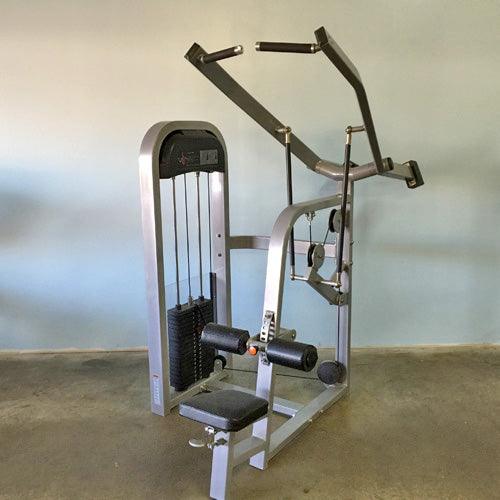 Muscle D Fitness - Classic Lat Pulldown - Adjustable Seated - Pin Selectorized