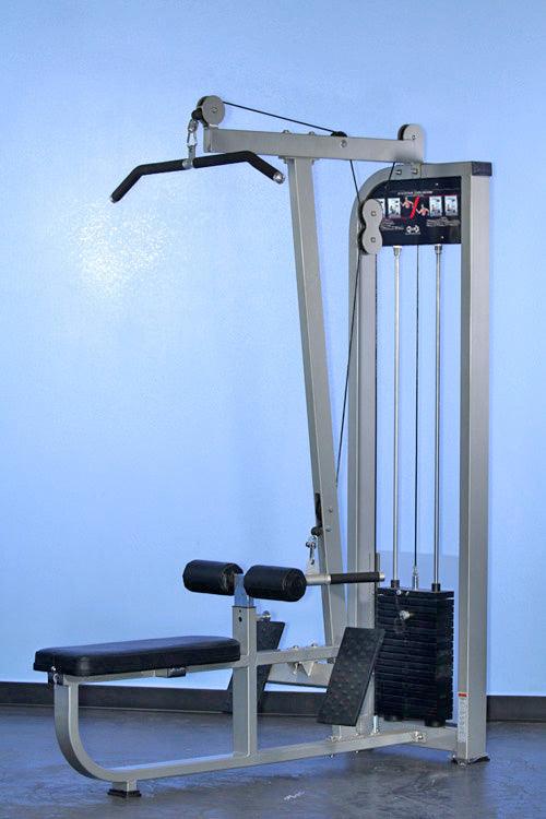 Muscle D Fitness - Dual Function Lat-Low Row Combo -  Seated - Pin Selectorized - Commercial Grade