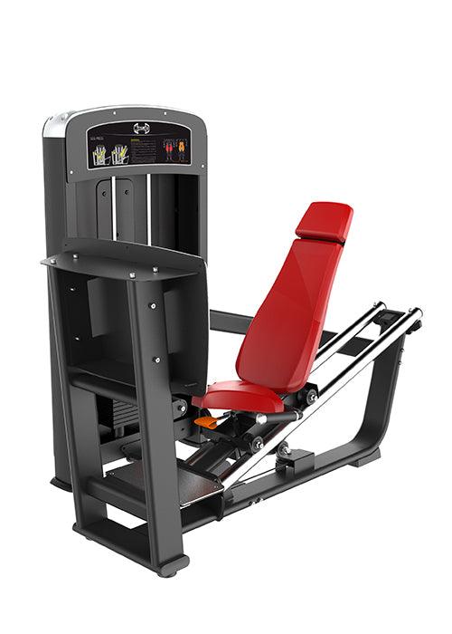 Muscle D Fitness - Elite Selectorized Leg Press - Commercial - Adjustable Seat - Pin Selectorized - Quads Glutes Workout