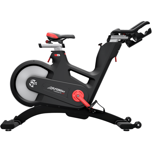 Muscle D Fitness - Life Fitness IC5 Indoor Cycle - Adjustable Handle Bars and Seat - Digital Display - Drink Bottle Holders