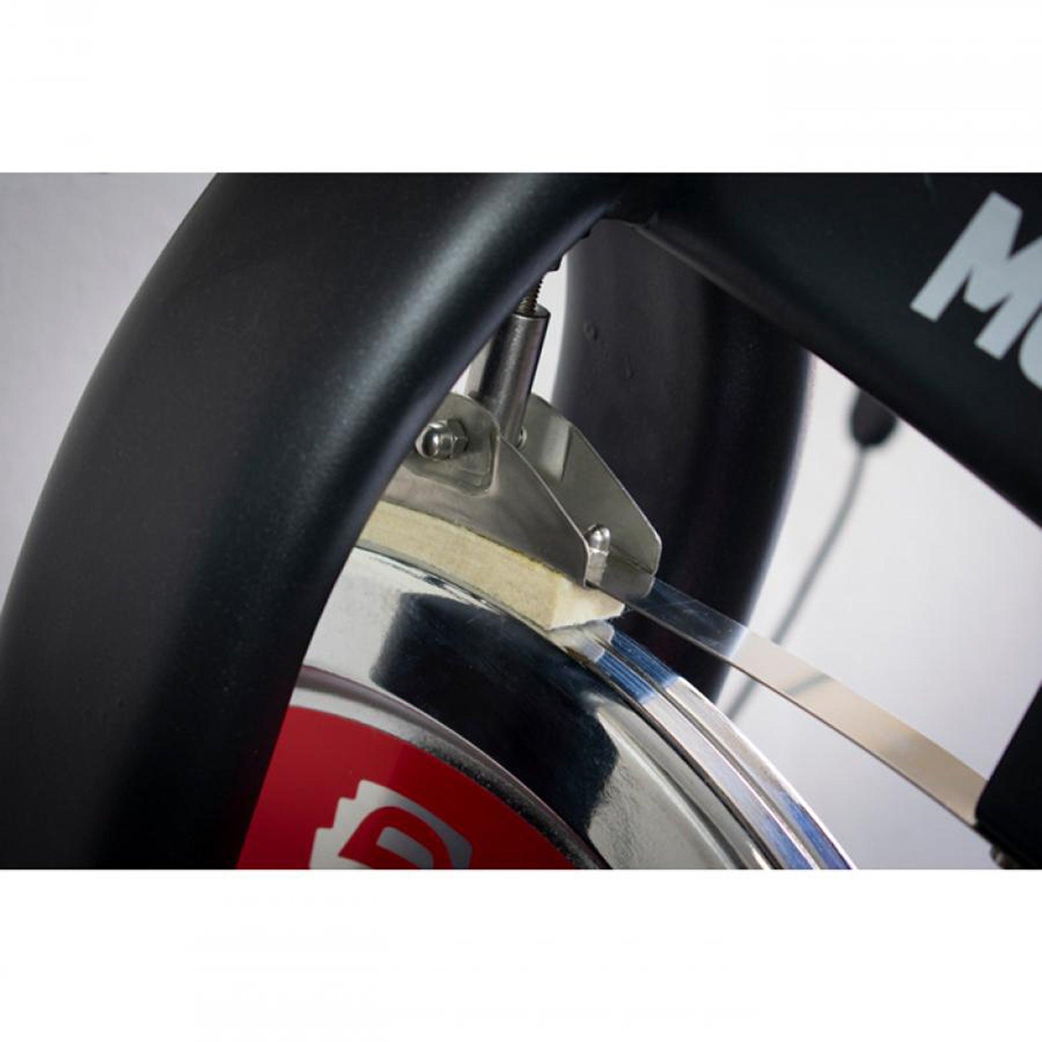 Muscle D Fitness - Stationary Exercise Bike - Commercial Grade Stationary Bike with Device Holder