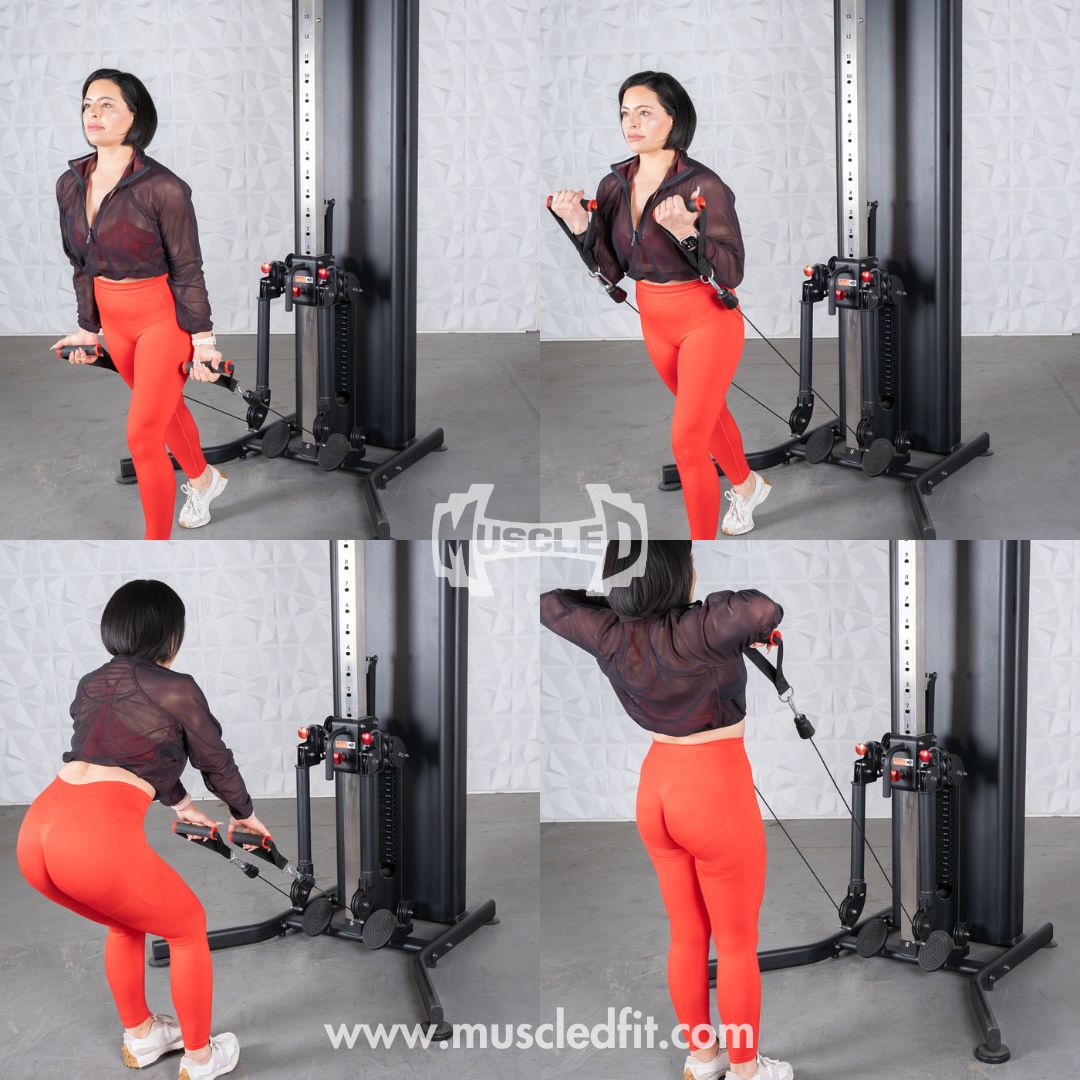 Muscle D Fitness - Dual Adjustable Functional Trainer | Full-Body Machine