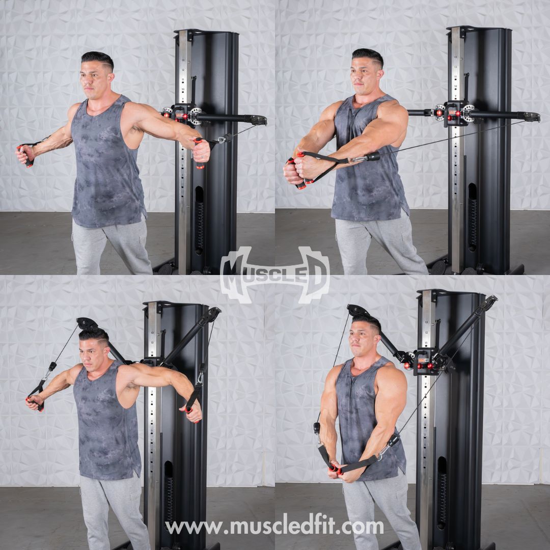 Muscle D Fitness - Dual Adjustable Functional Trainer | Full-Body Machine