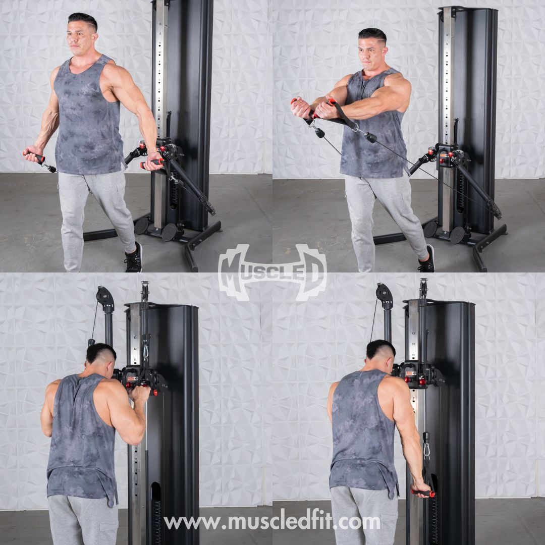 Muscle D Fitness - Dual Adjustable Functional Trainer | Full-Body Machine