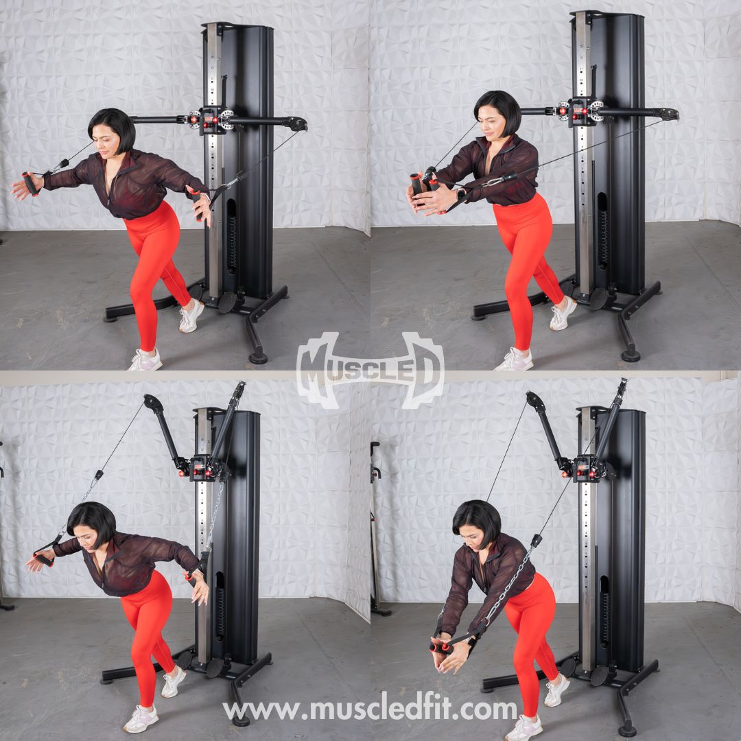 Muscle D Fitness - Dual Adjustable Functional Trainer | Full-Body Machine