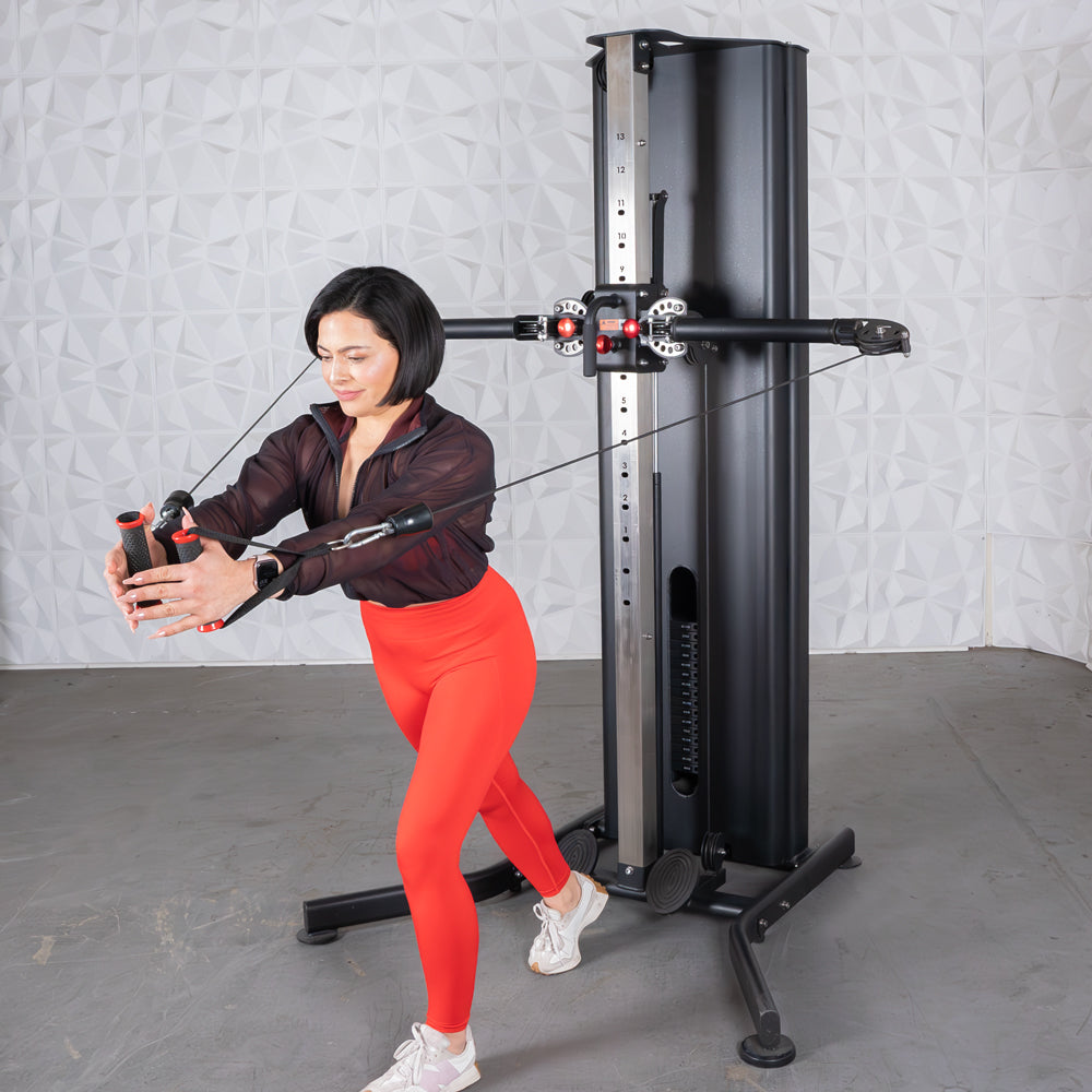 Muscle D Fitness - Dual Adjustable Functional Trainer | Full-Body Machine
