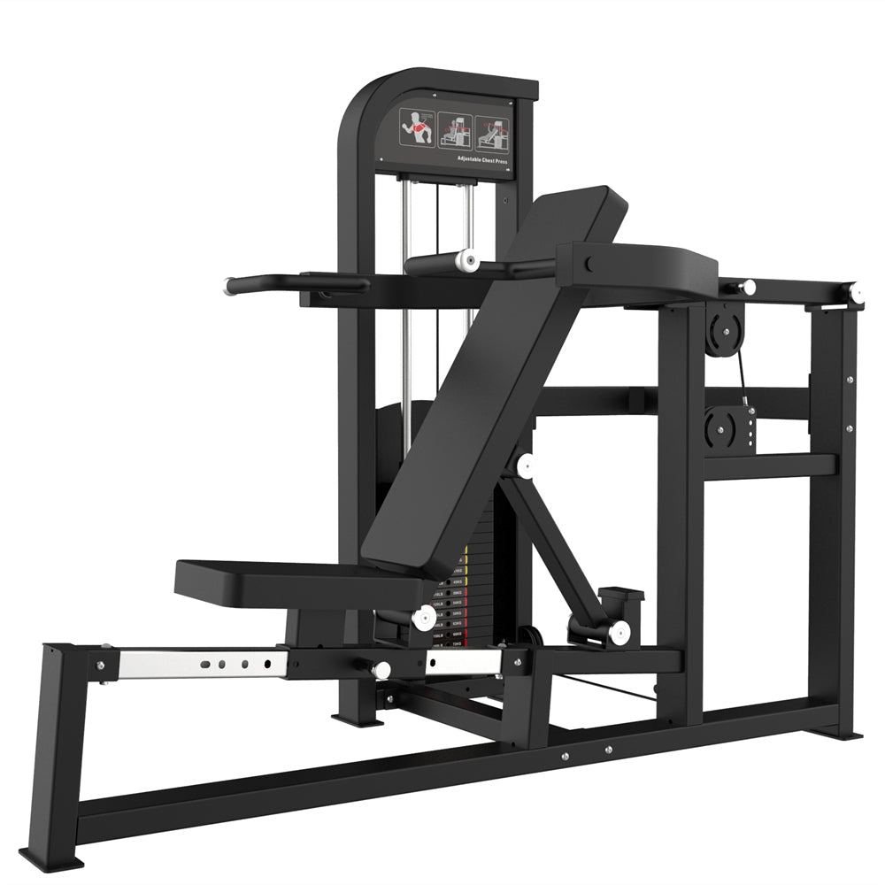 Muscle D Fitness - Excel Multi-Press Combo - Selectorized Bench Press - Incline Press - Shoulder Press